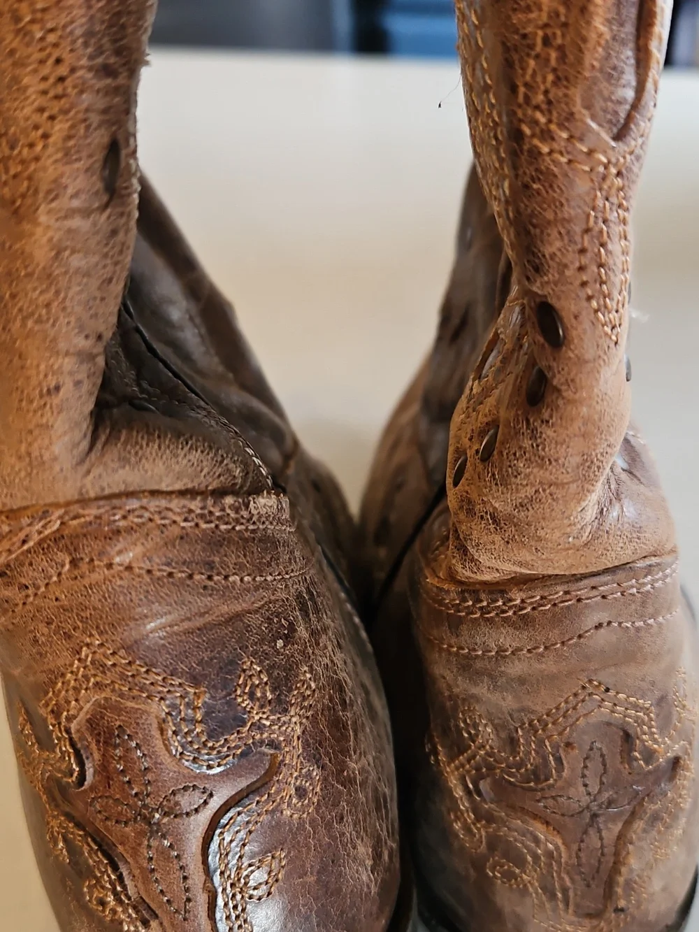 Laredo Western Rust Brown Cowboy Boots - Picture 15 of 15